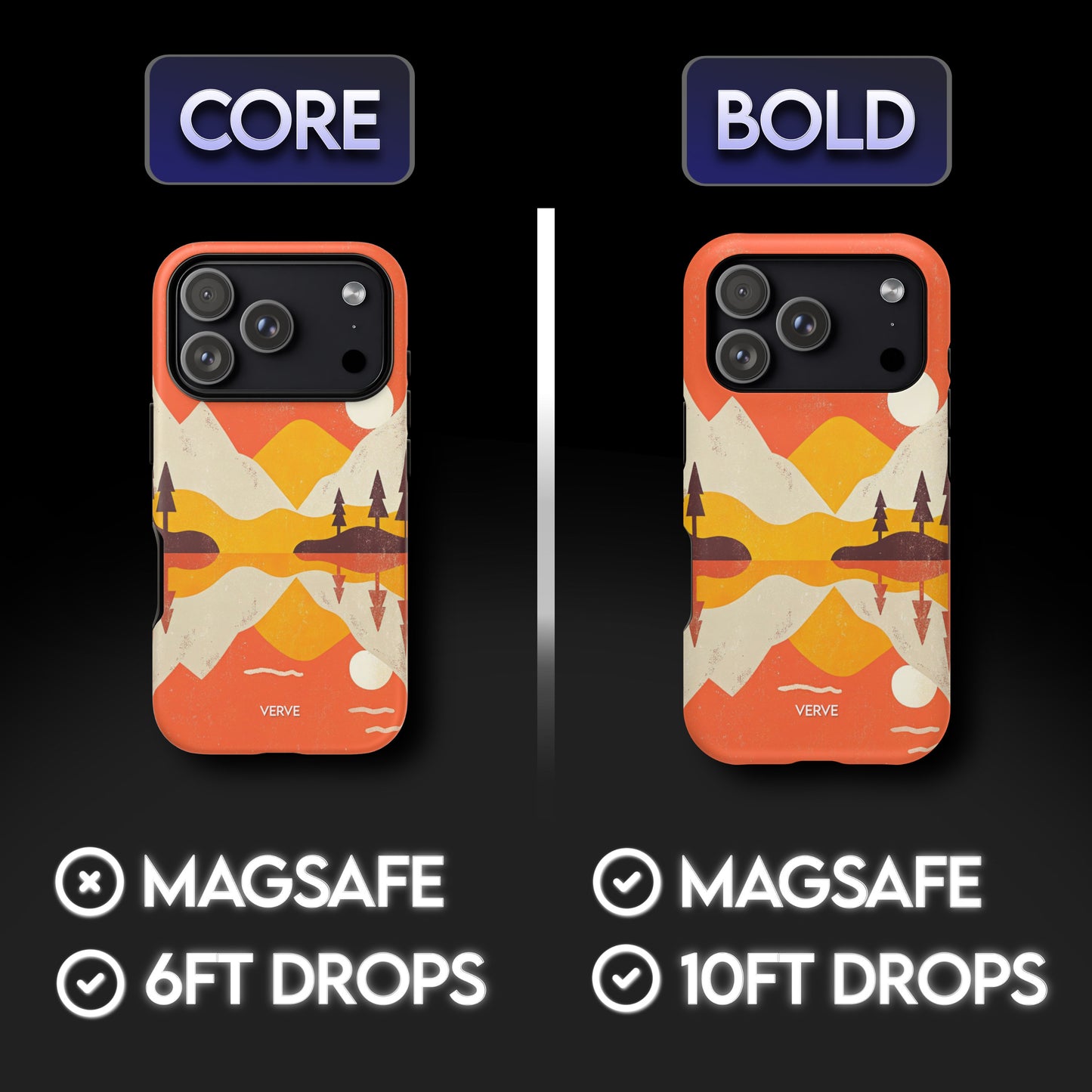 Sunset Mountain Vintage Phone Case
