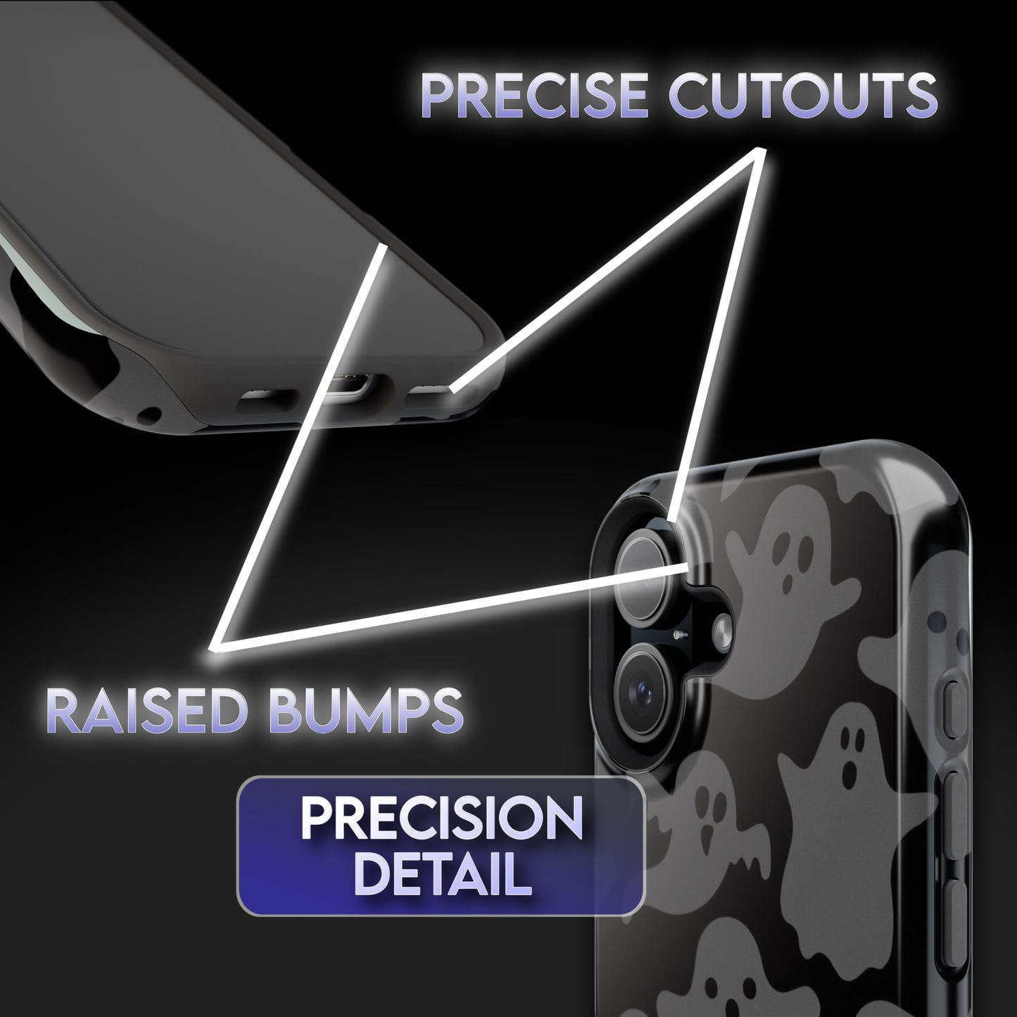 Ghosts Pattern Halloween Phone Case