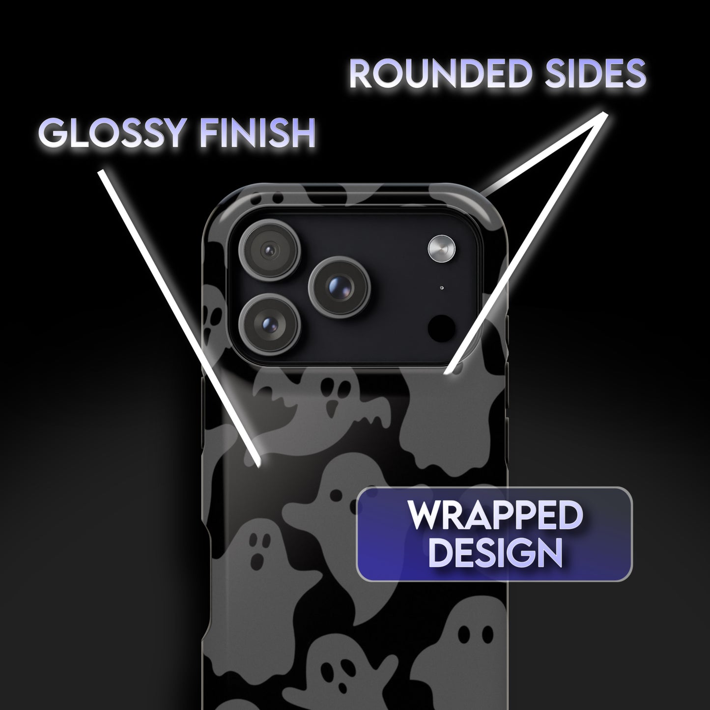 Ghosts Pattern Halloween Phone Case