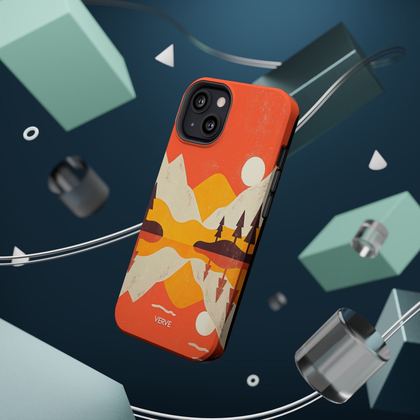 Sunset Mountain Vintage Phone Case