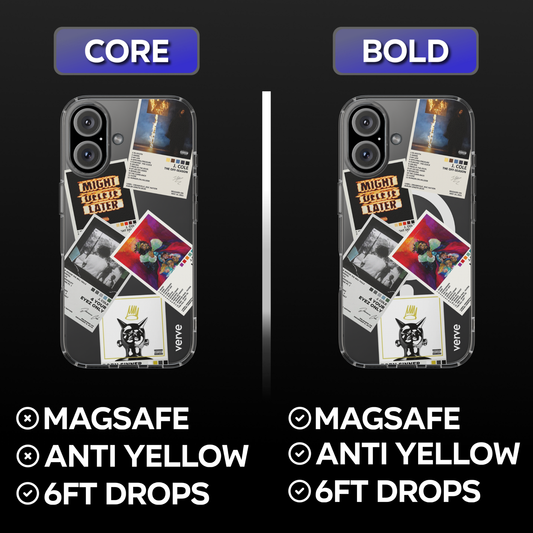 J Cole Albums Clear Phone Case