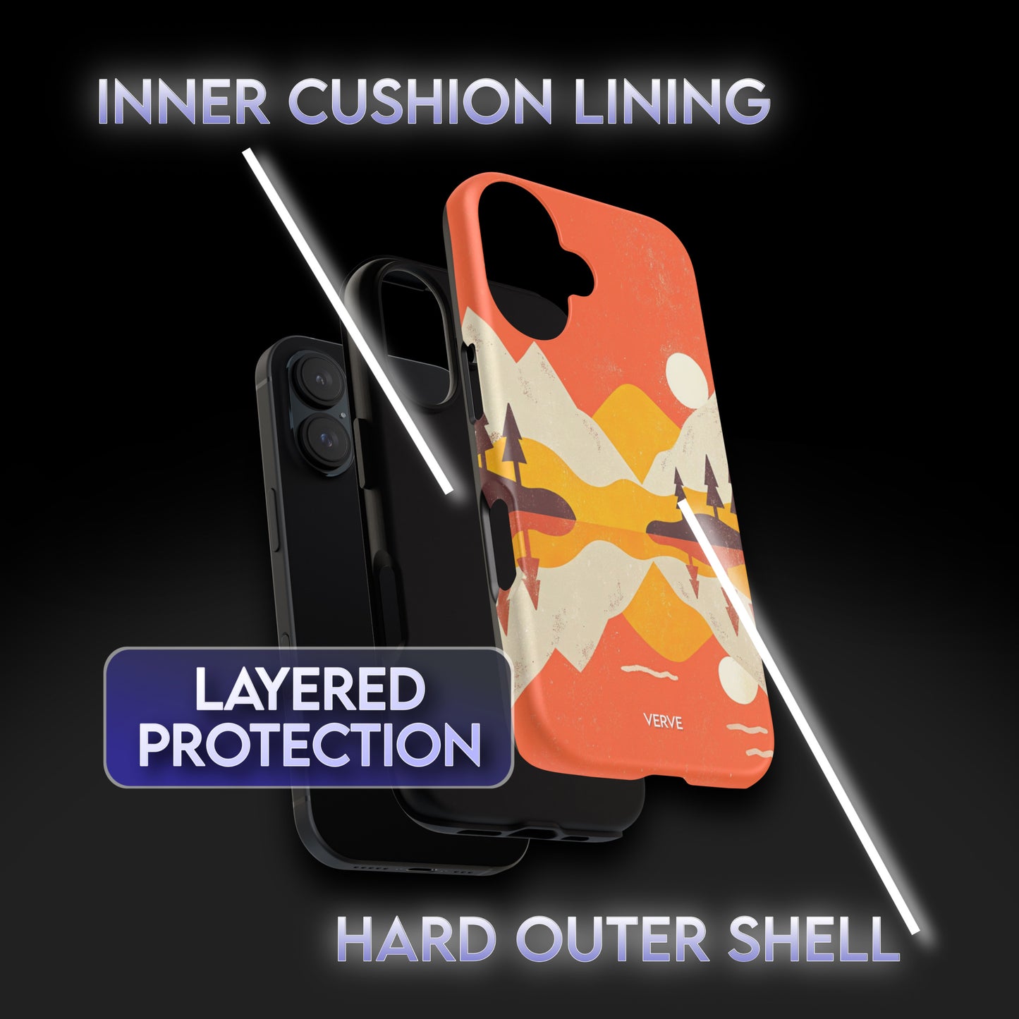 Sunset Mountain Vintage Phone Case