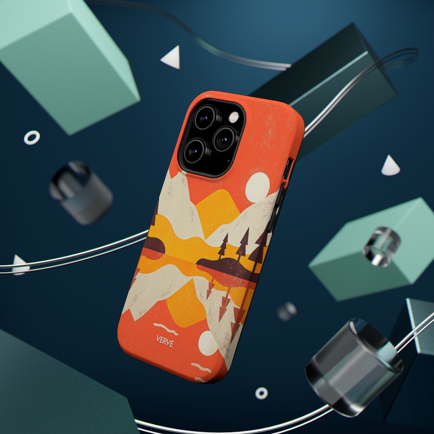 Sunset Mountain Vintage Phone Case