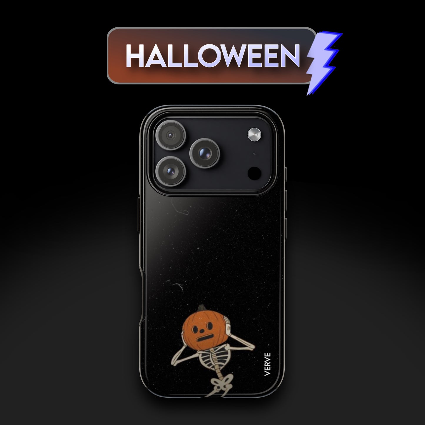 Pumpkin Head Skeleton Phone Case