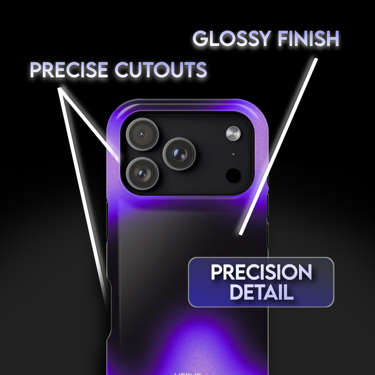 Deep Purple Gradient Phone Case
