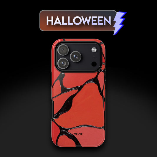 Burning Black Chrome Phone Case