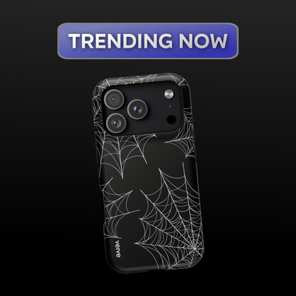 Black Spider Web Phone Case