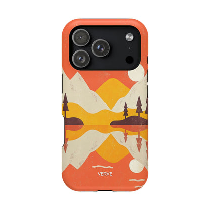 Sunset Mountain Vintage Phone Case