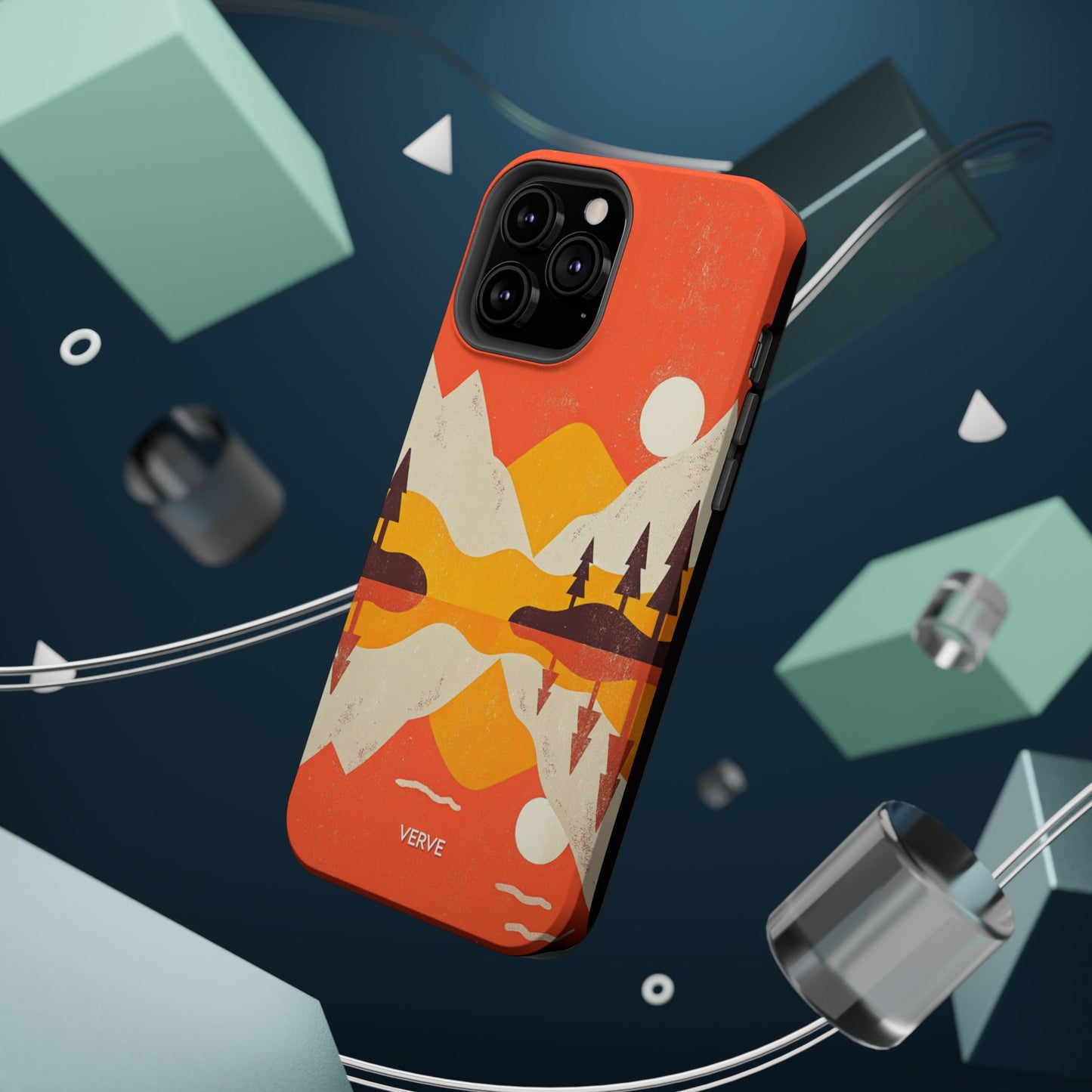 Sunset Mountain Vintage Phone Case