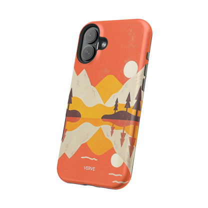 Sunset Mountain Vintage Phone Case