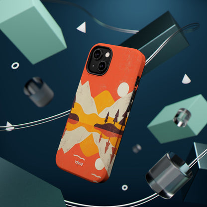 Sunset Mountain Vintage Phone Case