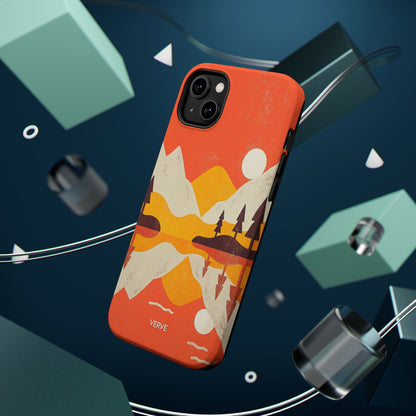 Sunset Mountain Vintage Phone Case