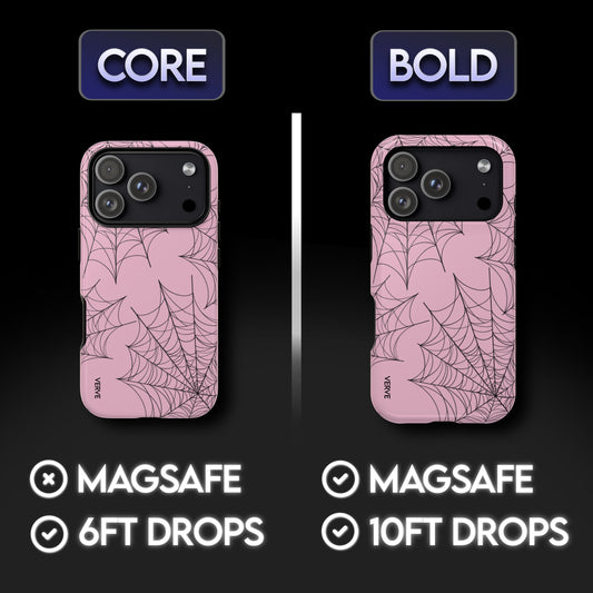 Pink Spider Web Phone Case