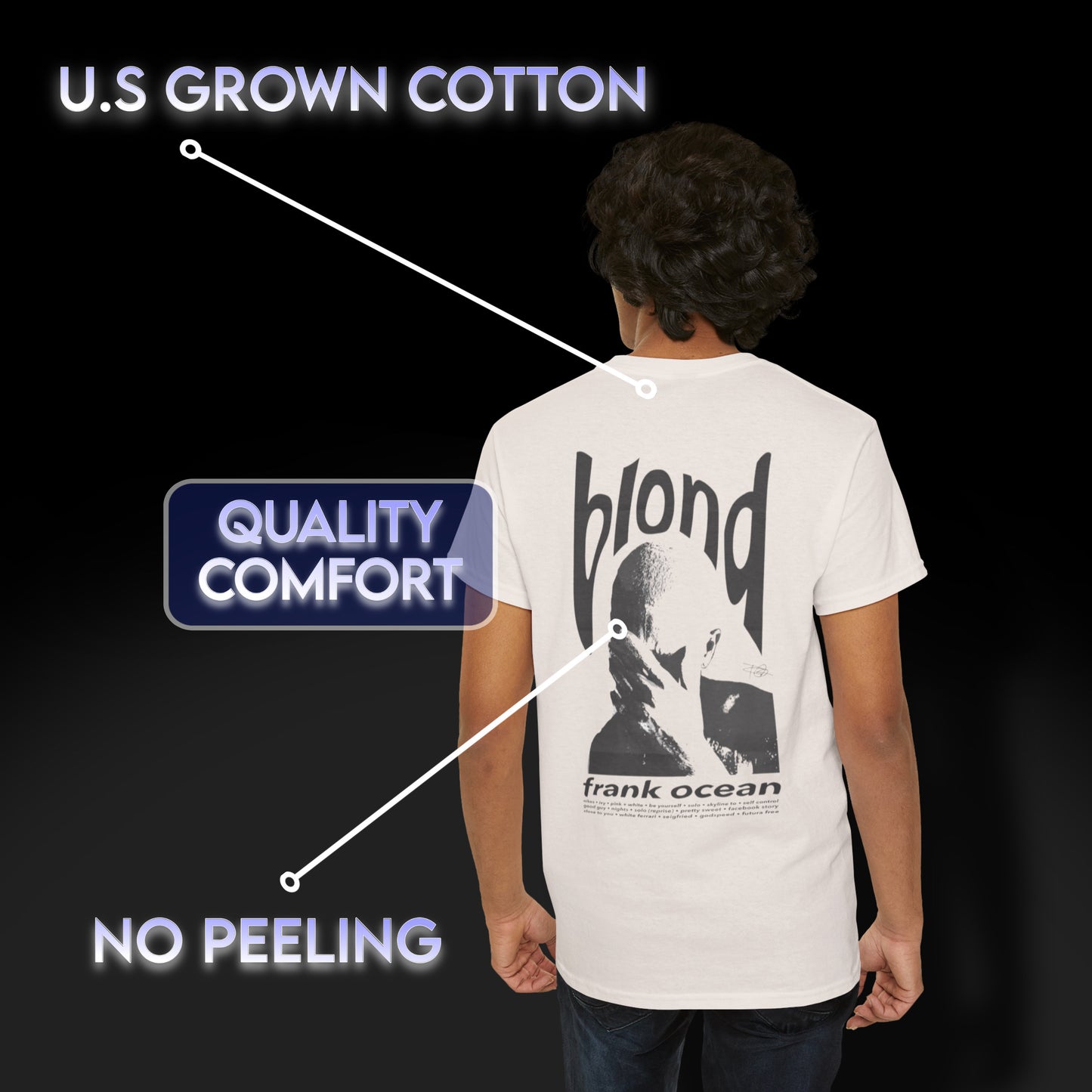 Blond Graphic Heavy Cotton Tee