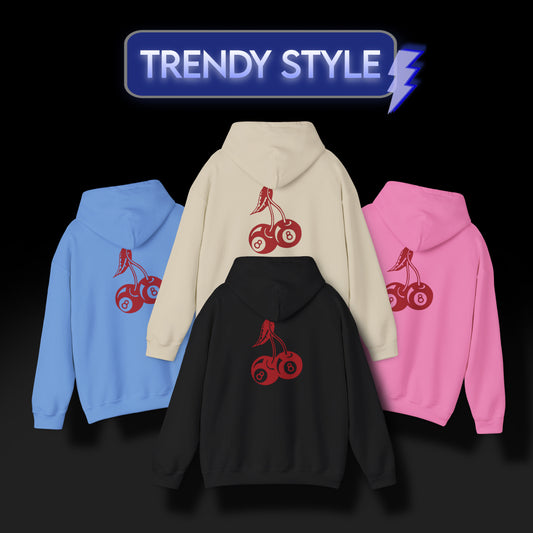 Cherry 8-Balls Heavy Hoodie Sweatshirt