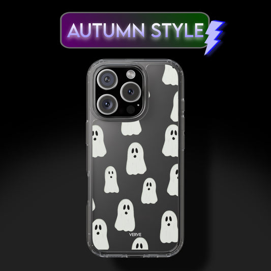 Ghosts Clear Phone Case