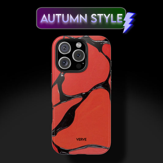 Burning Black Chrome Phone Case