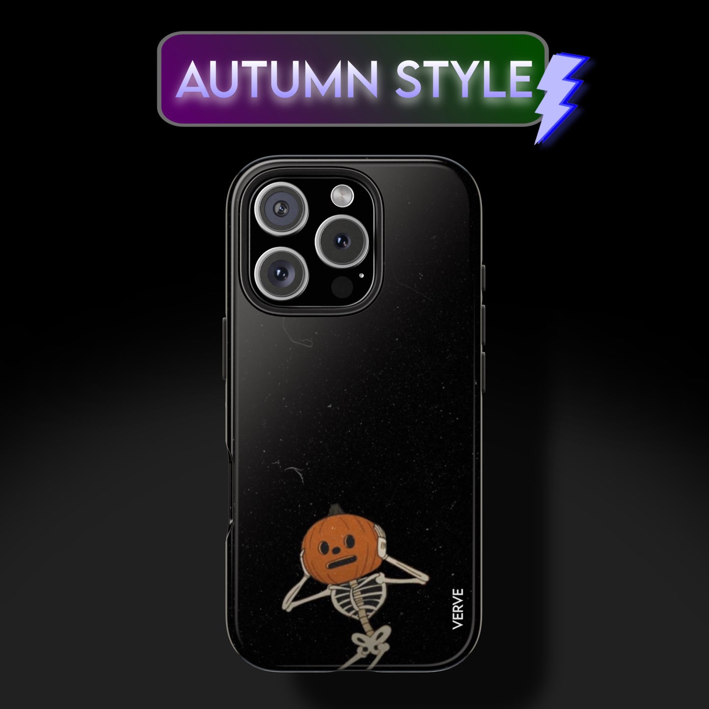 Pumpkin Head Skeleton Phone Case