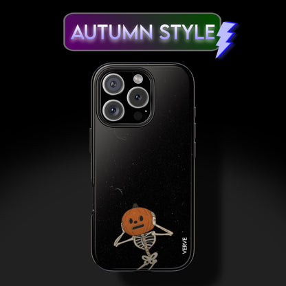 Pumpkin Head Skeleton Phone Case
