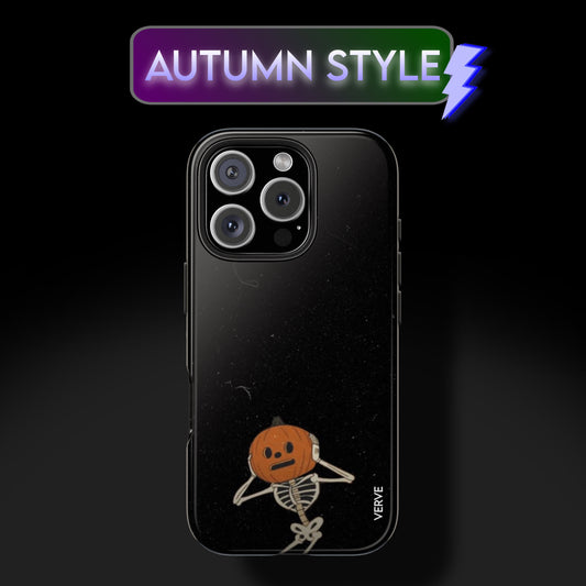 Pumpkin Head Skeleton Phone Case