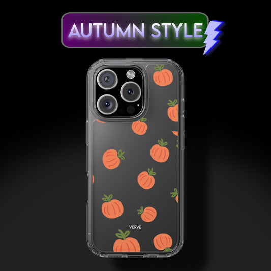 Pumpkins Clear Phone Case