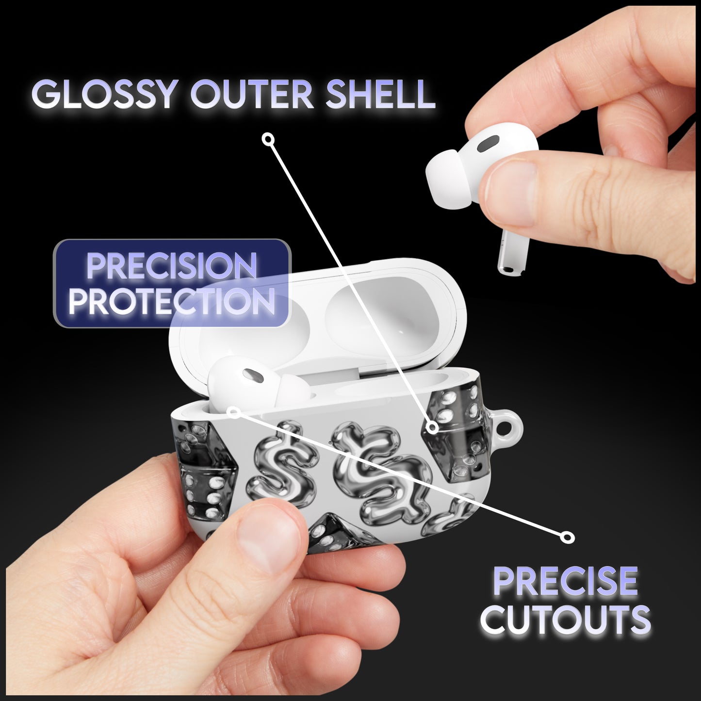 Metallic Money AirPod Case