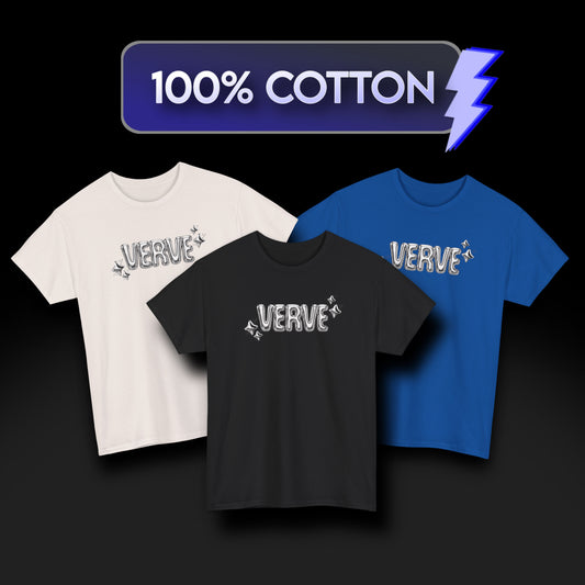 VERVE Metallic Chrome Heavy Cotton Tee