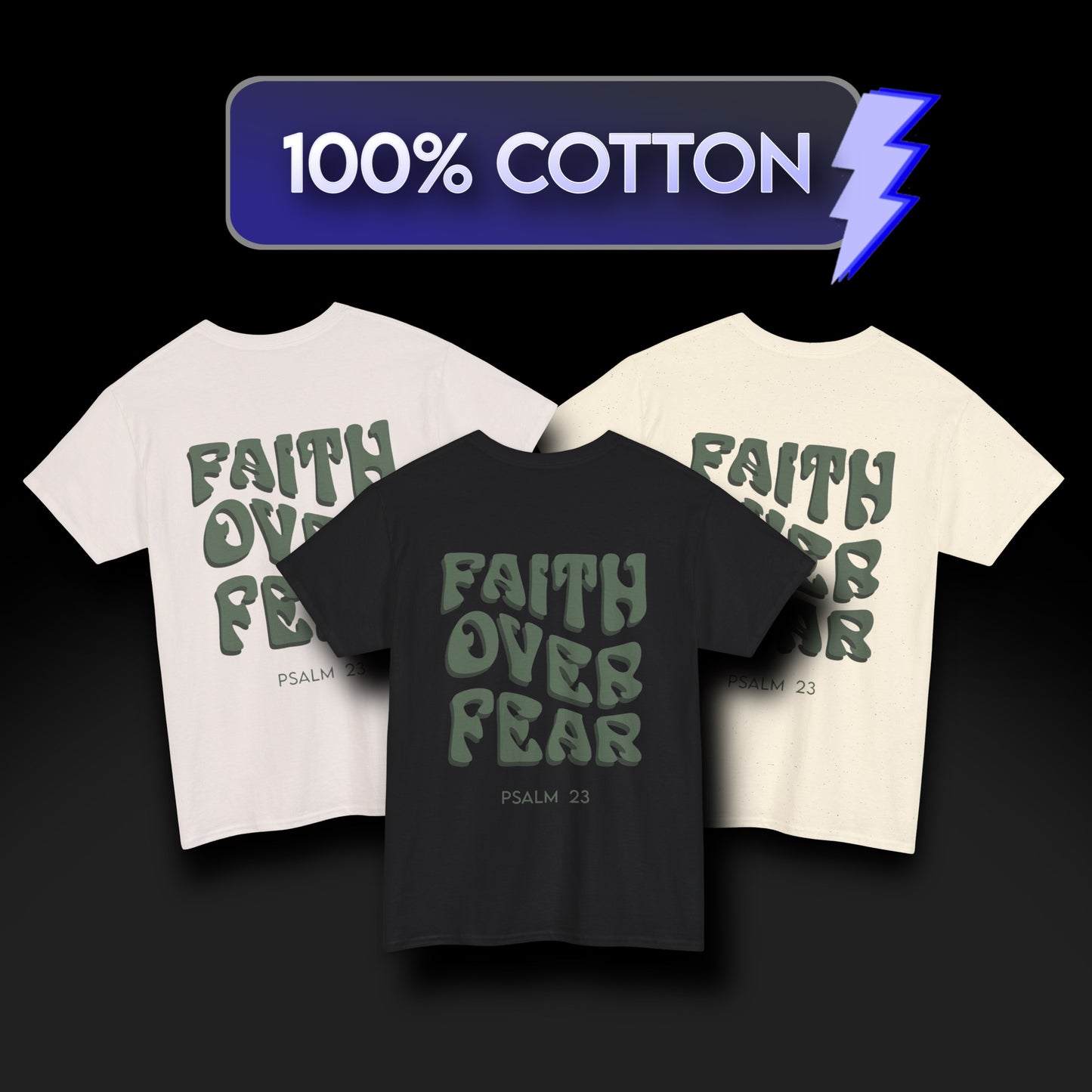 Faith Over Fear Graphic Heavy Cotton Tee