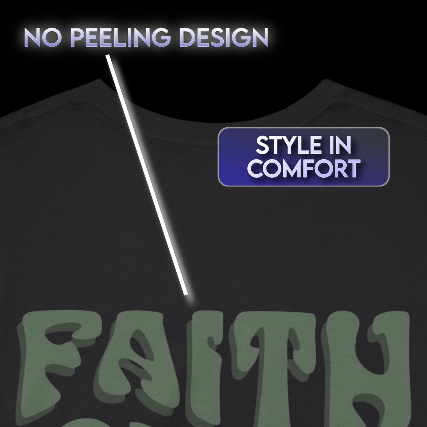 Faith Over Fear Graphic Heavy Cotton Tee
