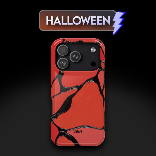 Burning Black Chrome Phone Case