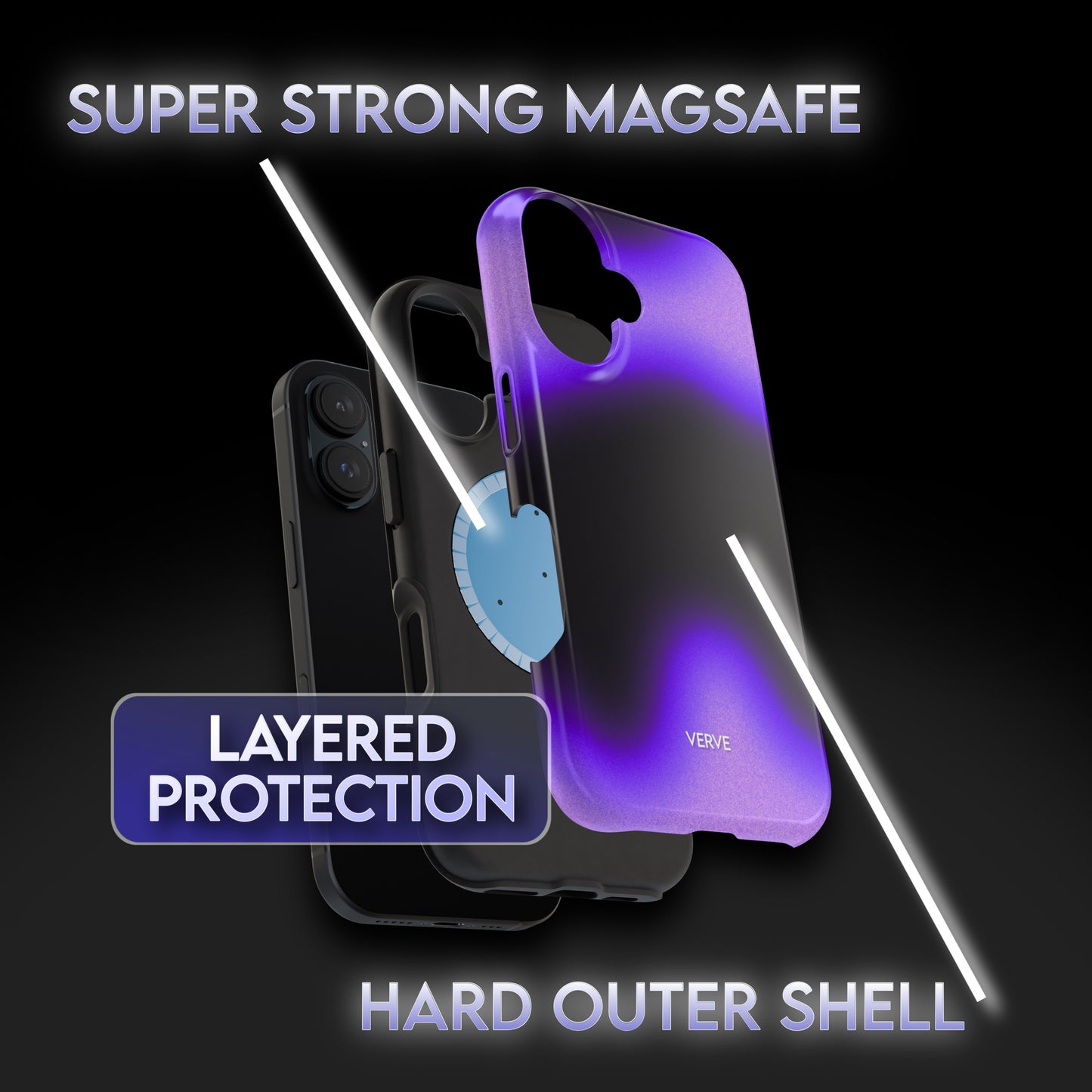 Deep Purple Gradient Phone Case