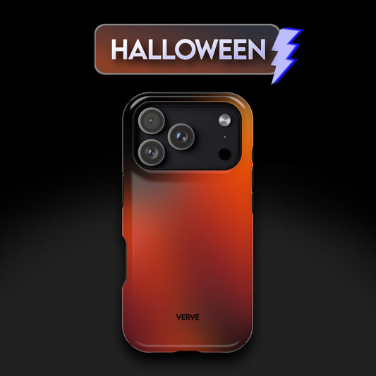 Orange Gradient Halloween Phone Case