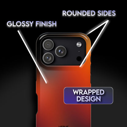 Orange Gradient Halloween Phone Case