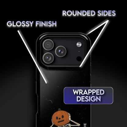 Pumpkin Head Skeleton Halloween Phone Case