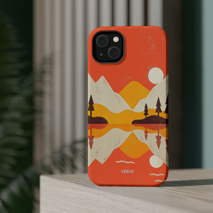 Sunset Mountain Vintage Phone Case