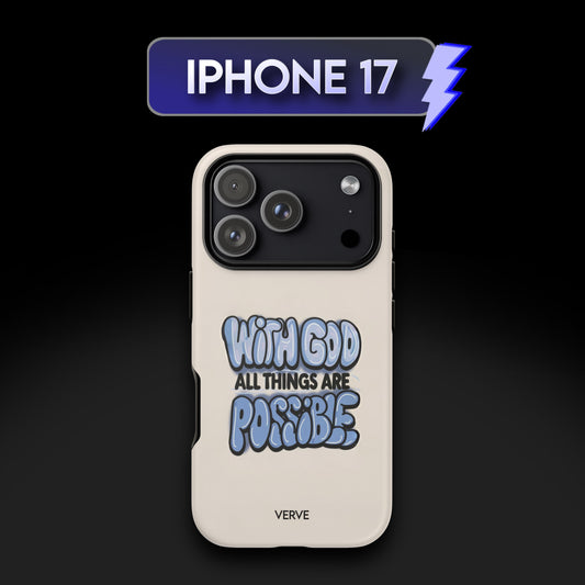 With God All Things Are Possible Phone Case