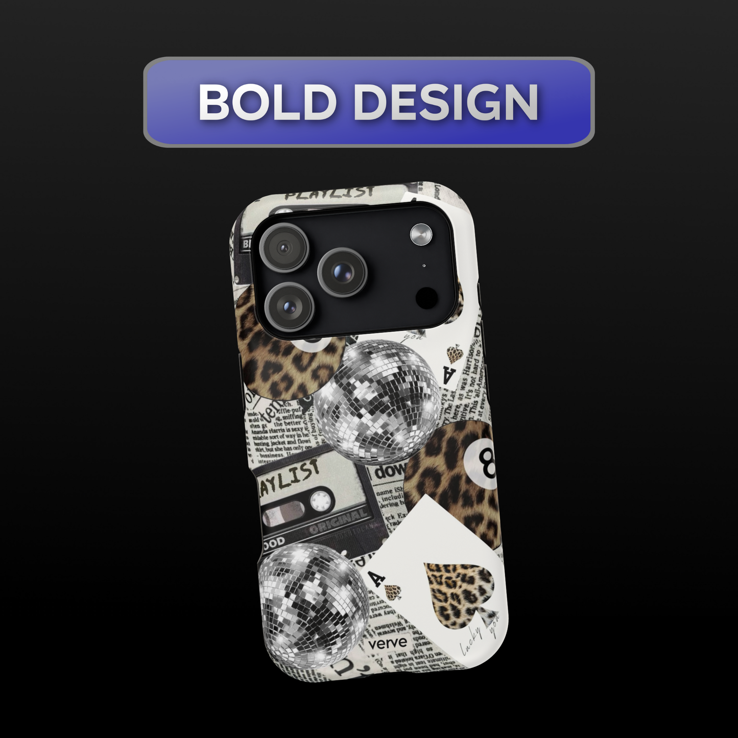 Y2K Newspaper Phone Case