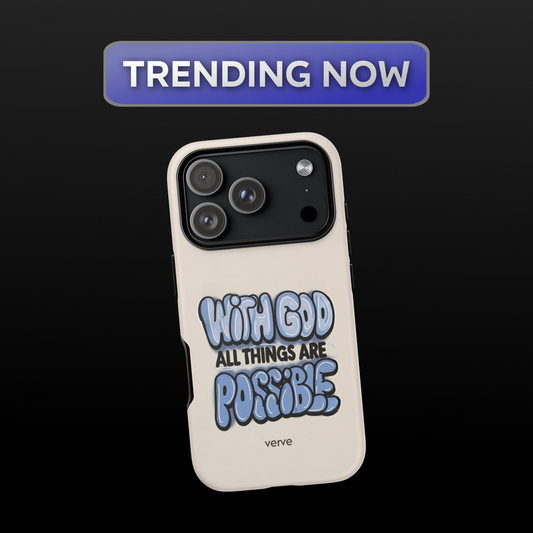 With God All Things Are Possible Phone Case