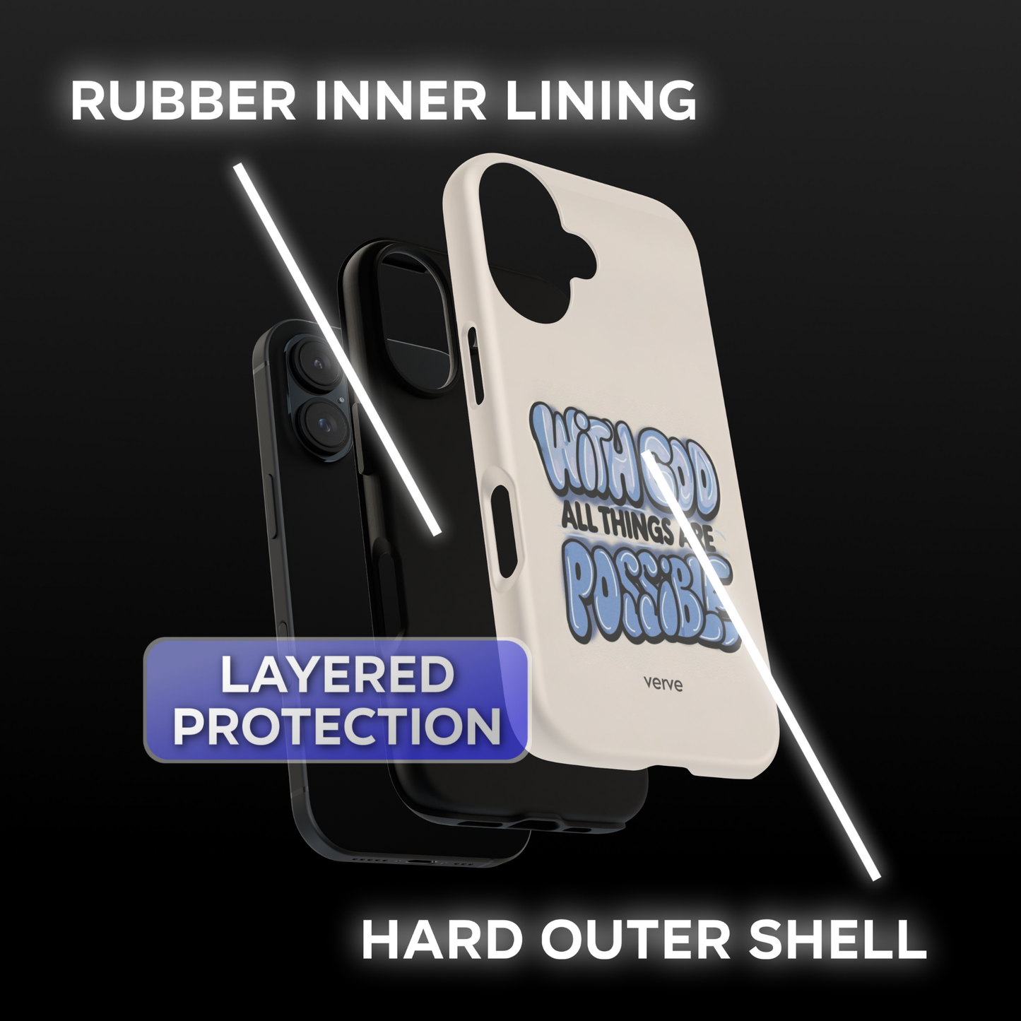 With God All Things Are Possible Phone Case