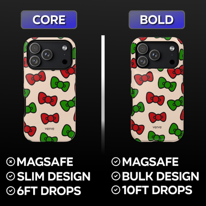 Hello Kitty Red & Green Bows Phone Case