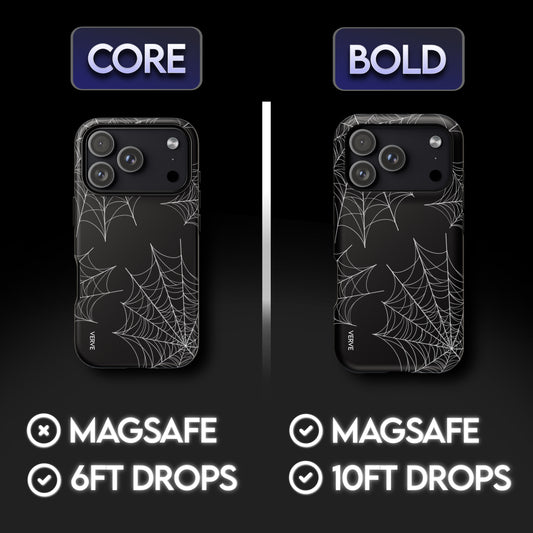Black Spider Web Phone Case