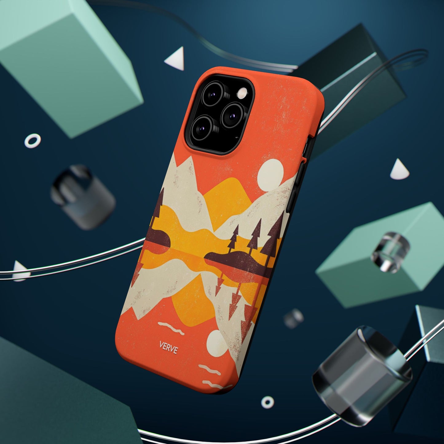 Sunset Mountain Vintage Phone Case