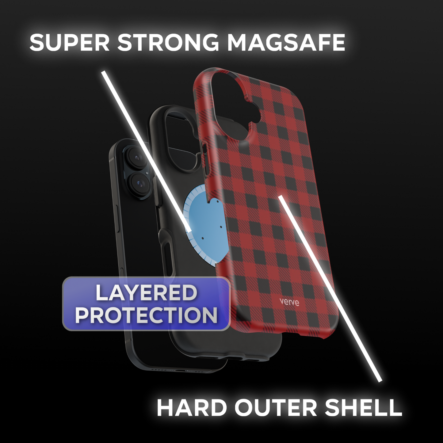 Red Plaid Phone Case