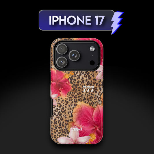 Flowers Leopard Print Phone Case