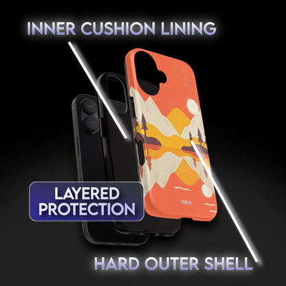 Sunset Mountain Vintage Phone Case