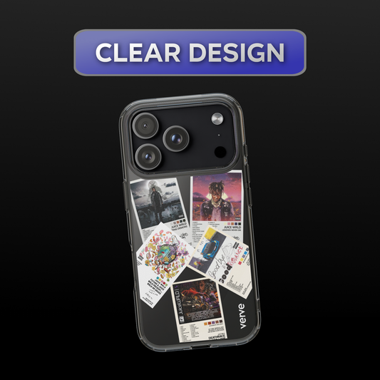 Juice WRLD Album Covers Clear Phone Case