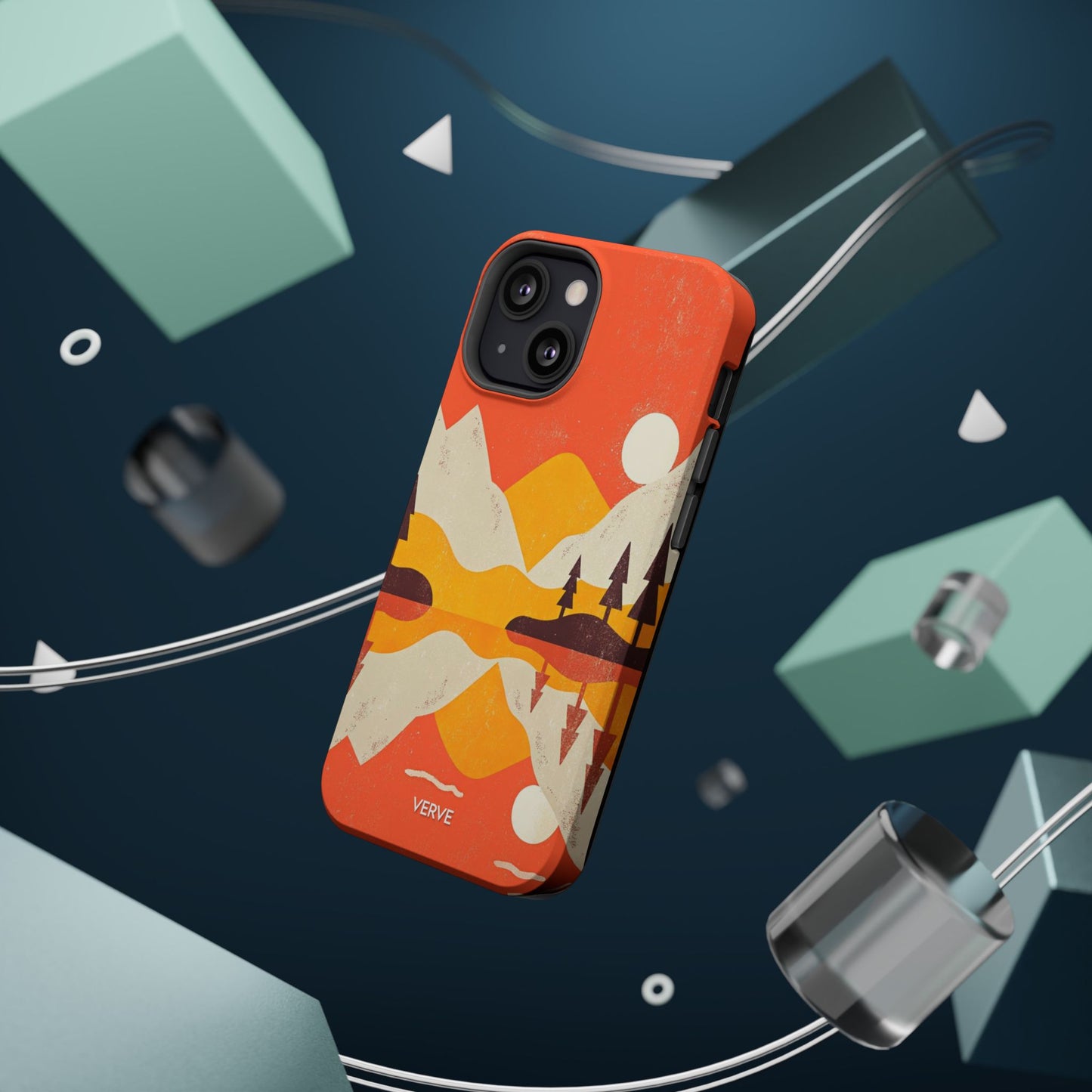 Sunset Mountain Vintage Phone Case