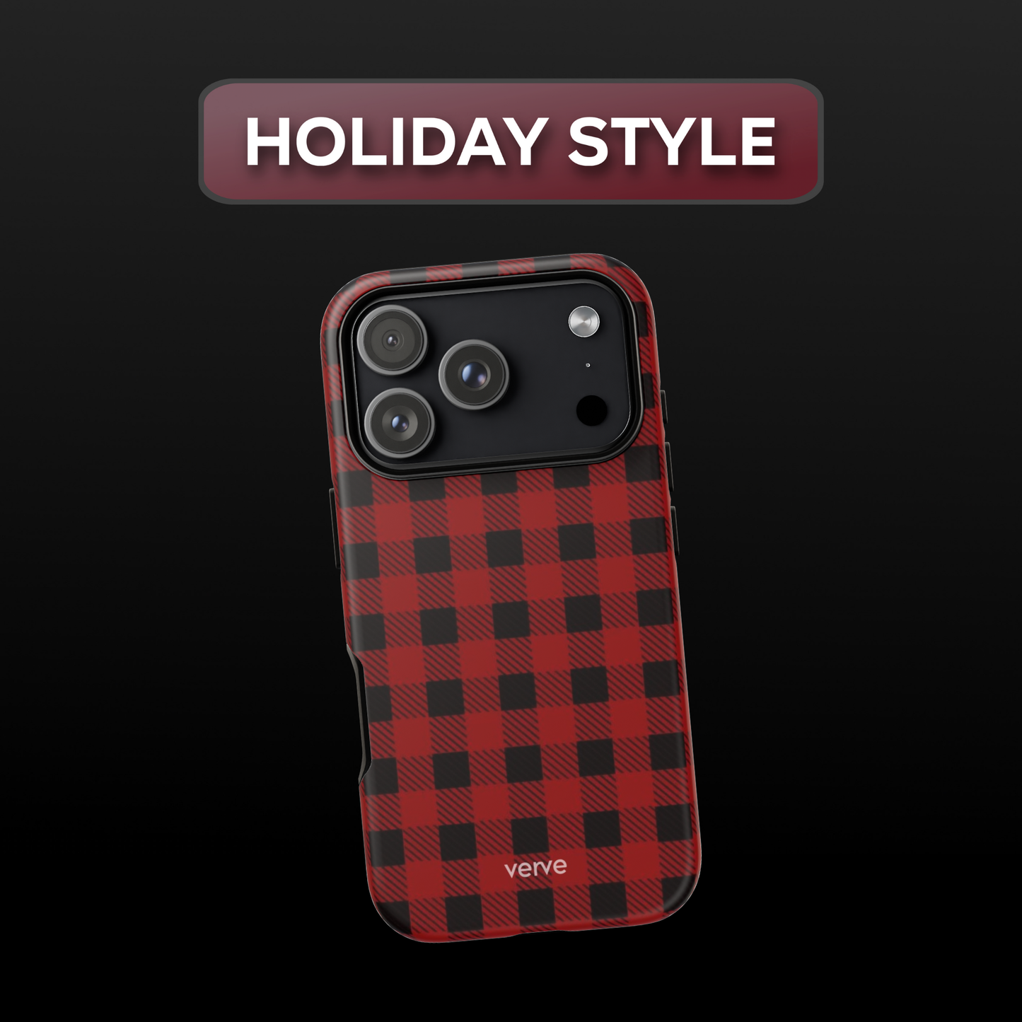 Red Plaid Phone Case