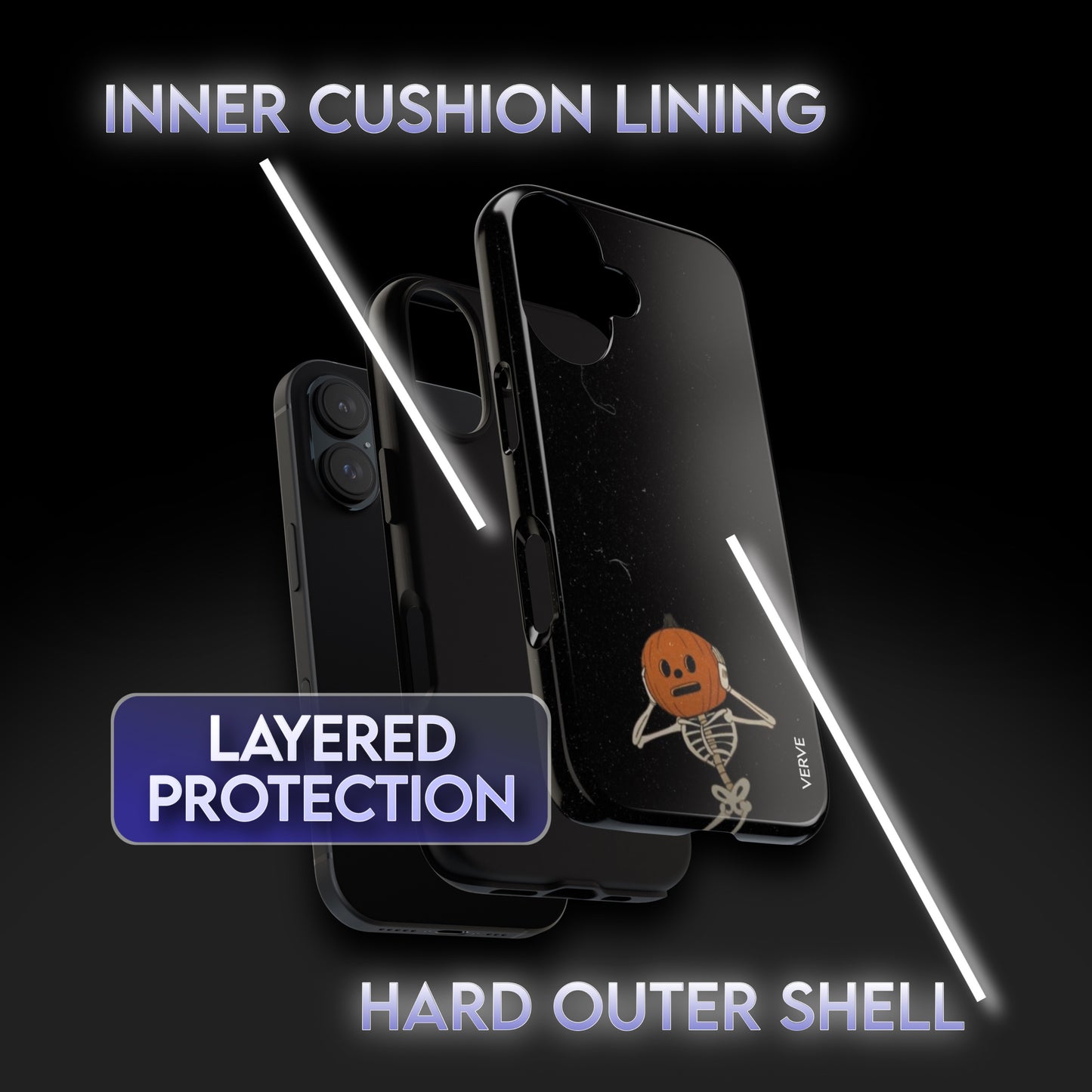 Pumpkin Head Skeleton Phone Case