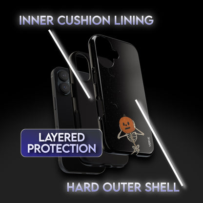 Pumpkin Head Skeleton Phone Case